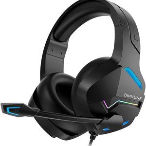Wireless Gaming Headset with Microphone for PC PS4 PS5 Playstation 4 5, 2.4G Wir